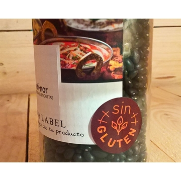 ALI01 - Etiquetas Sin Gluten - Rollo de 250 ud - 35 Ø mm - Imagen 2