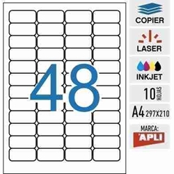 e48_11272 - 10 Hojas A4 seguridad VOID Apli -  45,7 x 21,2 mm - Imagen 1