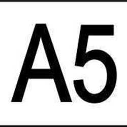 eA5 - 1.000 hojas - Etiqueta blanca en hojas - corte dorsal - Imagen 1