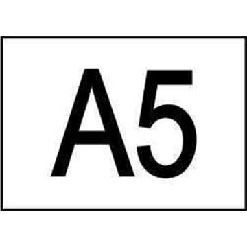 eA5 - 1.000 hojas - Etiqueta blanca en hojas - corte dorsal - Imagen 1