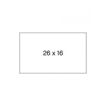 EApli 100917 - 6 Rollos etiquetas adhesivas Precios 26 x 16 mm para máquina etiquetadora - Permanente - 101419 Apli - Imagen 1