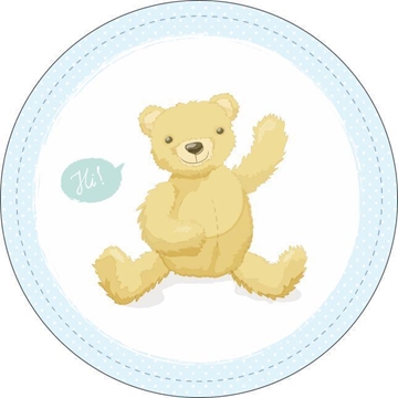 INF005 - Etiquetas Oso - Rollo de 250 ud - 42 mm Ø - Imagen 2