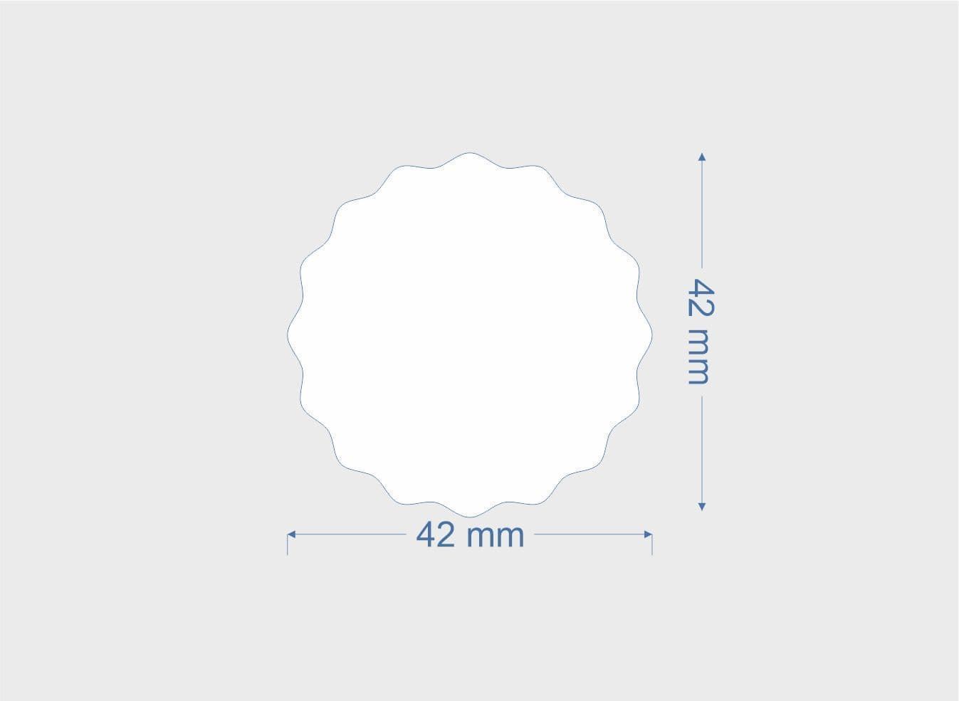 INF012 - Etiquetas 8 modelos diferentes en 1 rollo - Rollo de 250 ud - 42 mm Ø - Imagen 2