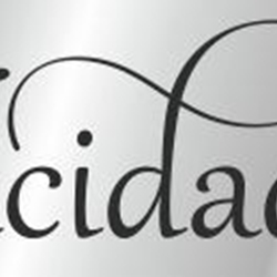 JOY006 - Etiquetas Felicidades plata mate - Rollo de 500 ud - 22 x 7 mm - Imagen 1