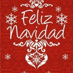 N24 - Etiqueta regalo Feliz Navidad Roja -  Rollo de 250ud - 50 x 30 mm - Imagen 2