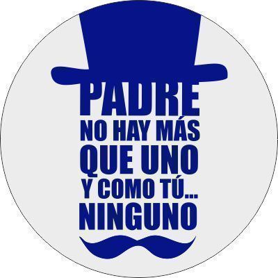 R005 - Etiqueta día del padre Sombrero - Rollo de 250ud -  42 mm Ø - Imagen 3