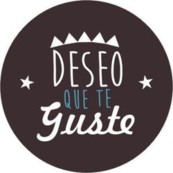 R015 - Etiquetas Deseo que te Guste -  Rollo de 250 ud - 35 mm Ø - Imagen 2