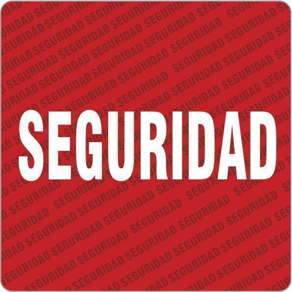 SEG001 - Etiqueta Seguridad - Rollo de 250 ud - 50 x 50 mm - Imagen 1