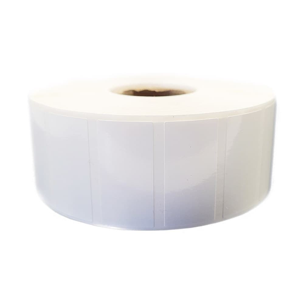 ZBLR015 - Etiquetas plástico blanco - Rollo de 2.500 ud - 16 x 32 mm - Imagen 1