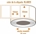 ZBLR015 - Etiquetas plástico blanco - Rollo de 2.500 ud - 16 x 32 mm - Imagen 2